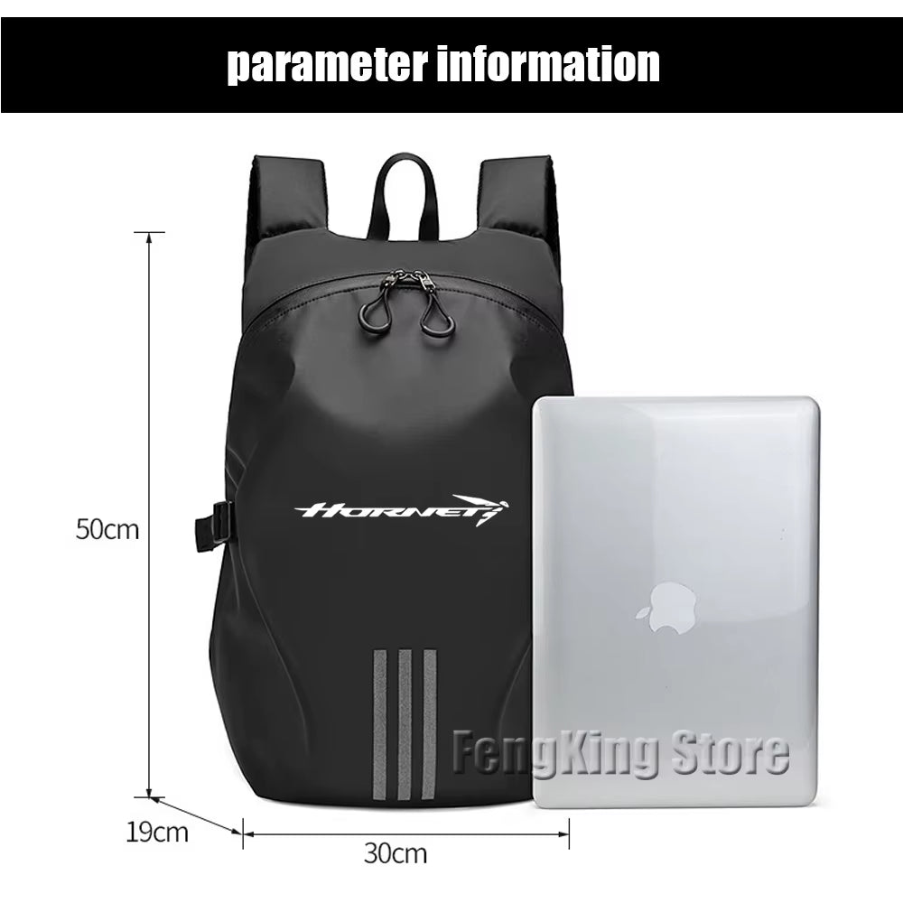 For Honda Hornet CB750 750 Knight Backpack Motorcycle Helmet Bag Travel Equipment Waterproof Large Capacity