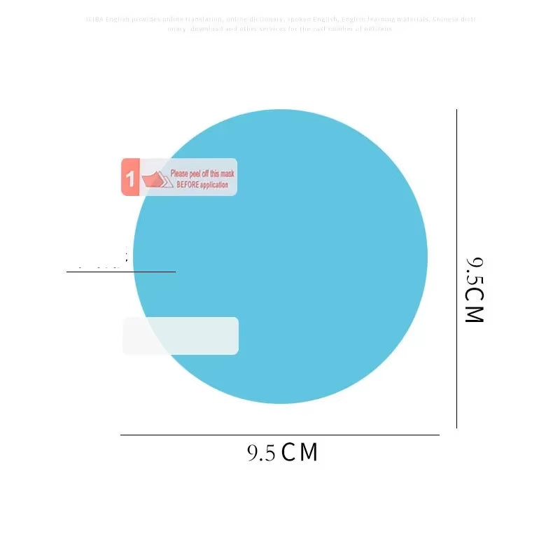 2Pcs Car Rain Rearview Mirror Films Waterproof Anti-Fog Car Mirror Rain Covers Window Anti-Rain Protector Film Auto Accessories