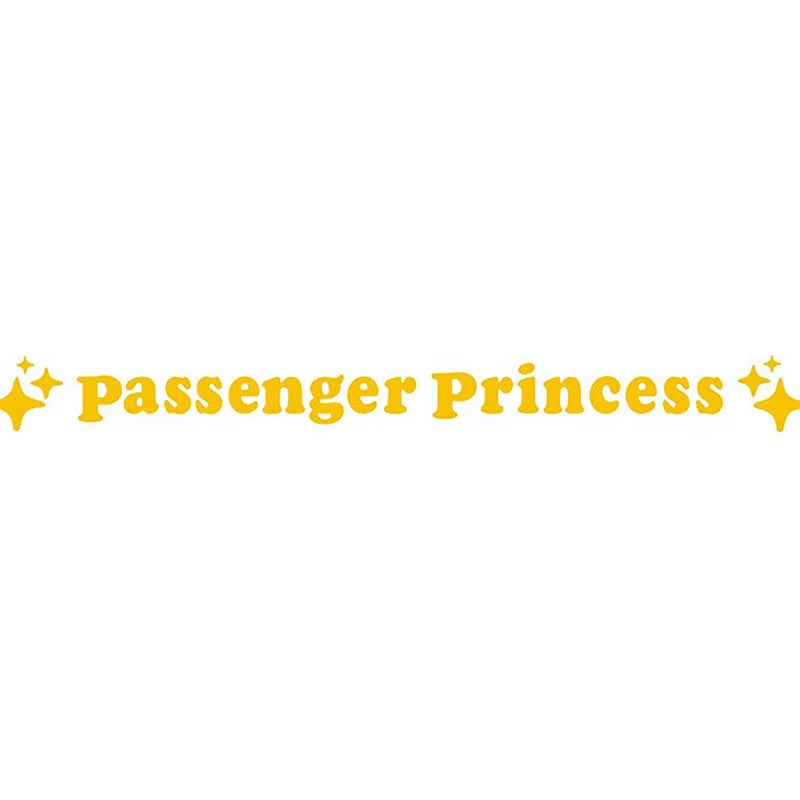 2Pcs Mirror Decoration Sticker Passenger Princess Star Mirror Decal Sticker Rearview Mirror Car Vinyl Decoration Funny Car Decal