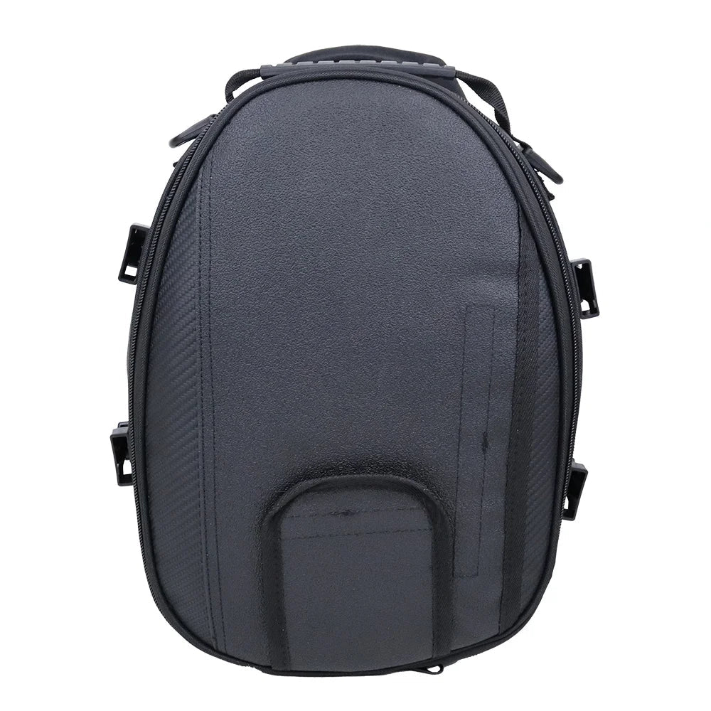 Motorcycle Tail Bag Black Motorbike Waterproof Tail Travel Rider Luggage Rear Back Seat Bag Large Capacity Saddle Bag