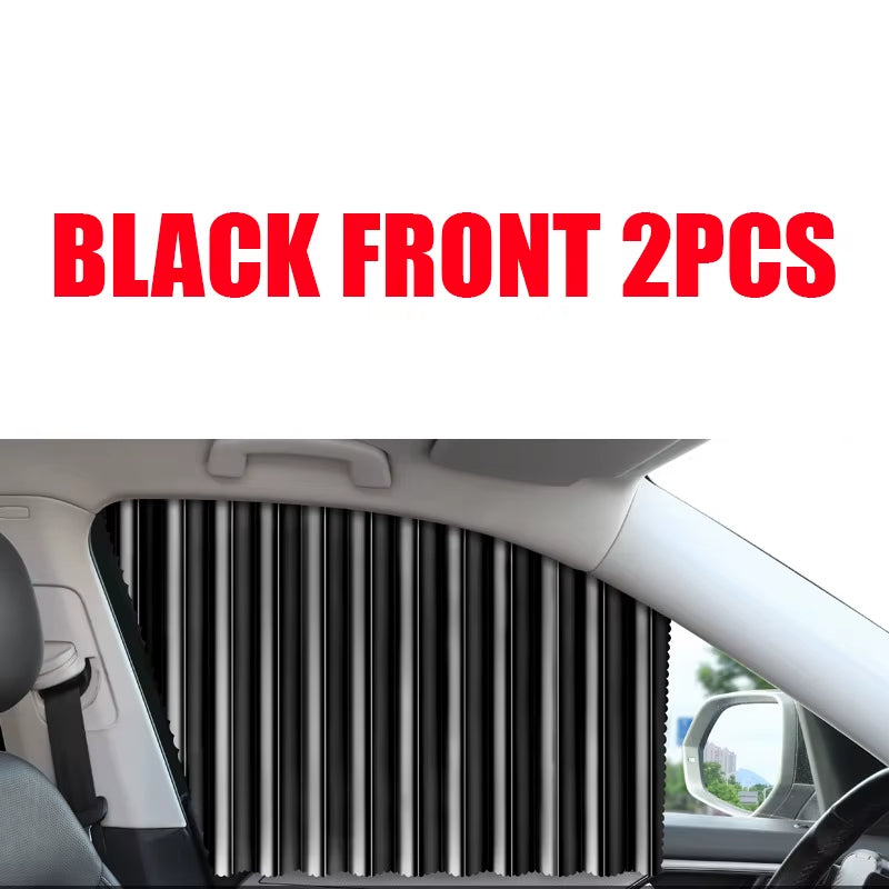 Magnets Car Sunshade Curtain Universal Side Window Shades Curtains for Car Front Rear Window Film Heat Insulation Sun Protection