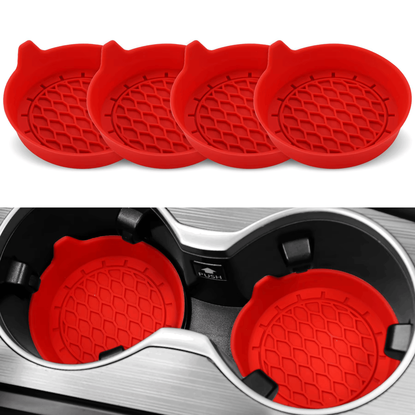 Universal Car Cup Holder Coaster Pads