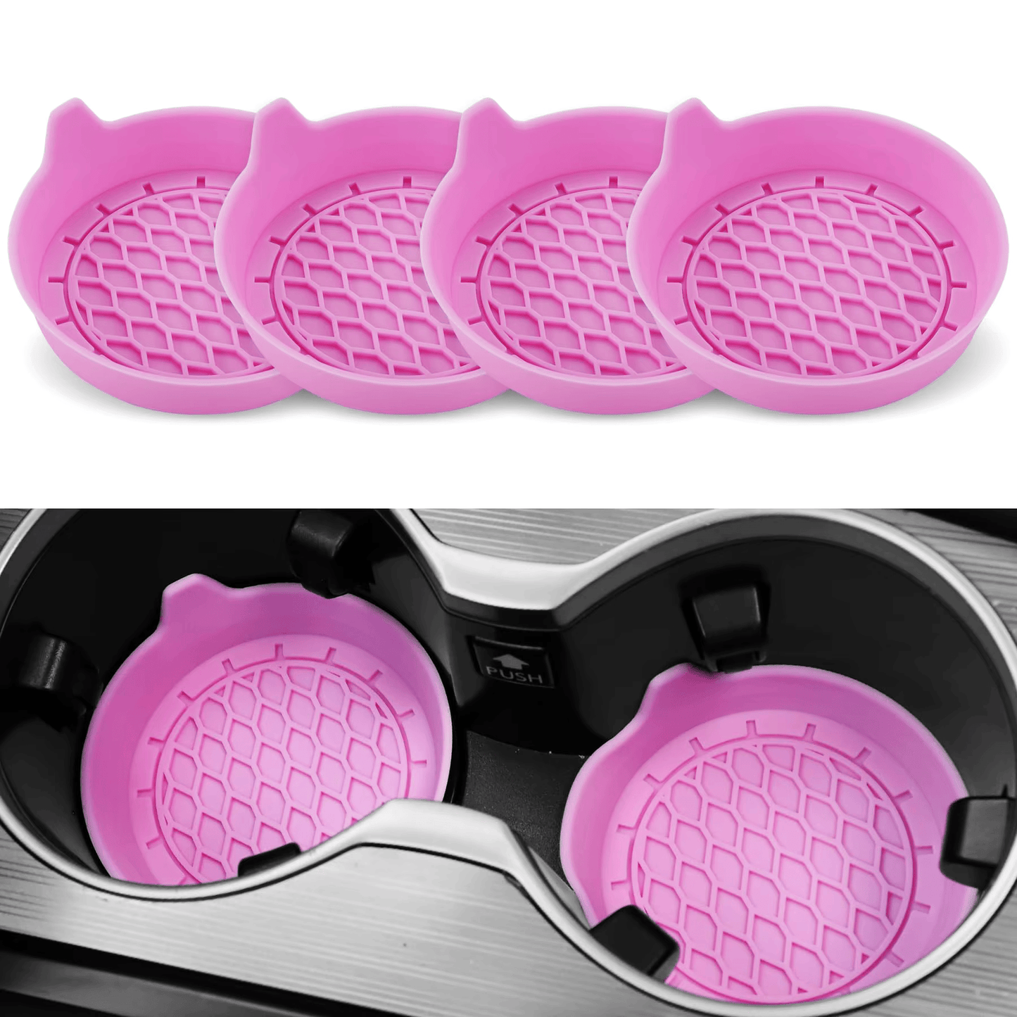 Universal Car Cup Holder Coaster Pads