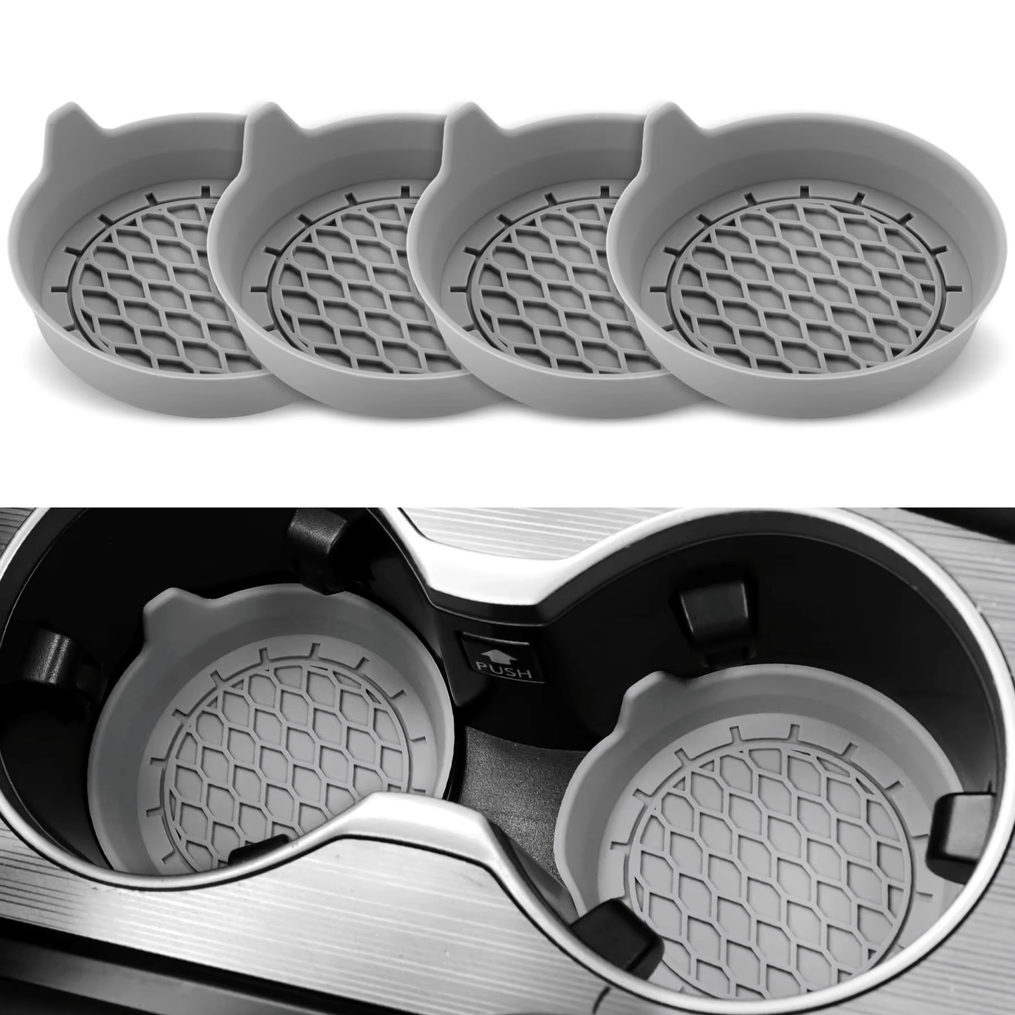 Universal Car Cup Holder Coaster Pads