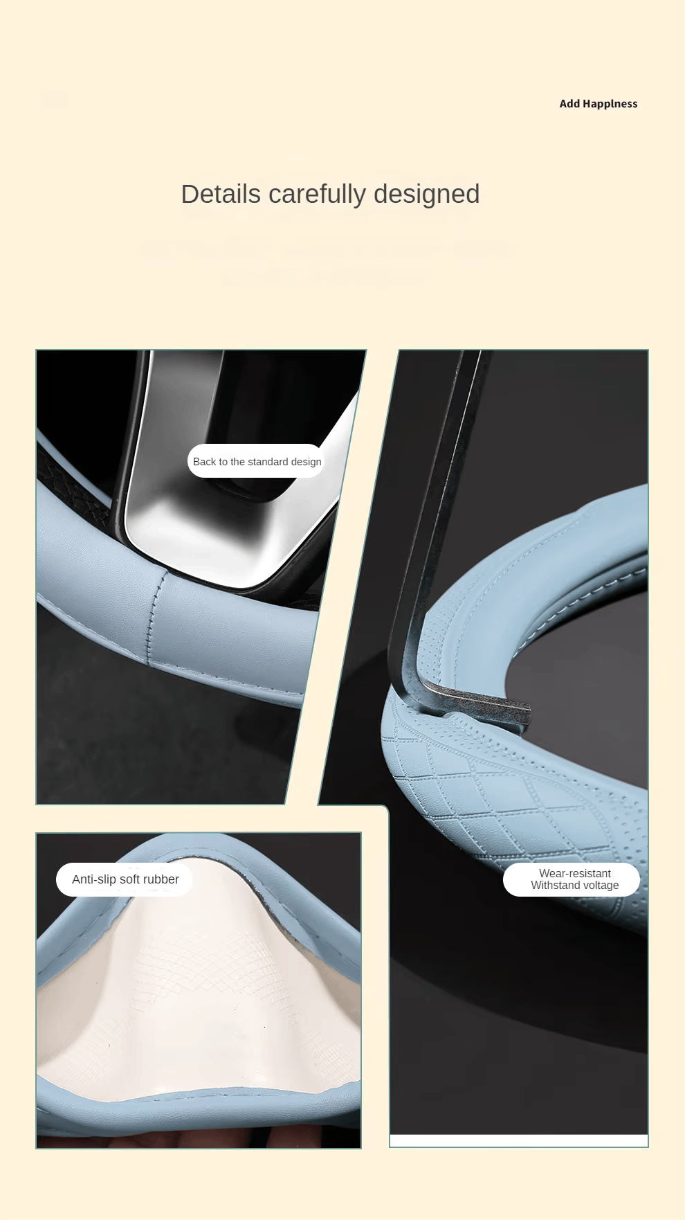 Car Steering Wheel Cover