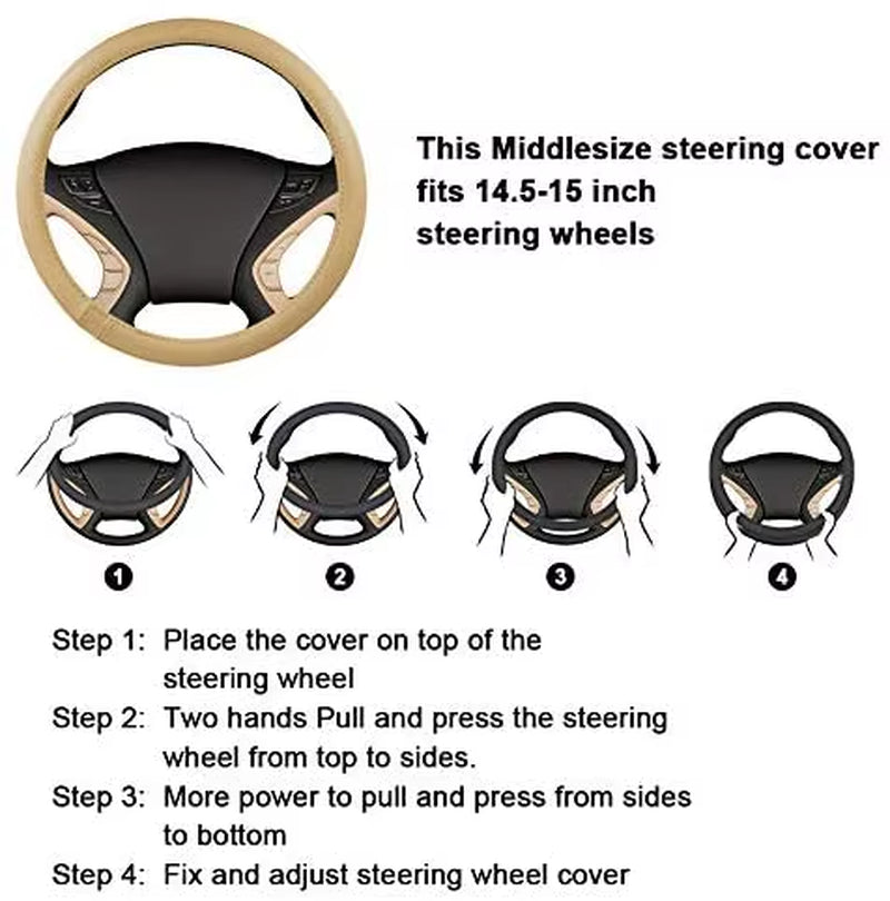 2022 Bling Bling Diamond Rhinestones Crystal Car Steering Wheel Cover PU Leather Auto Accessories Case Car Styling