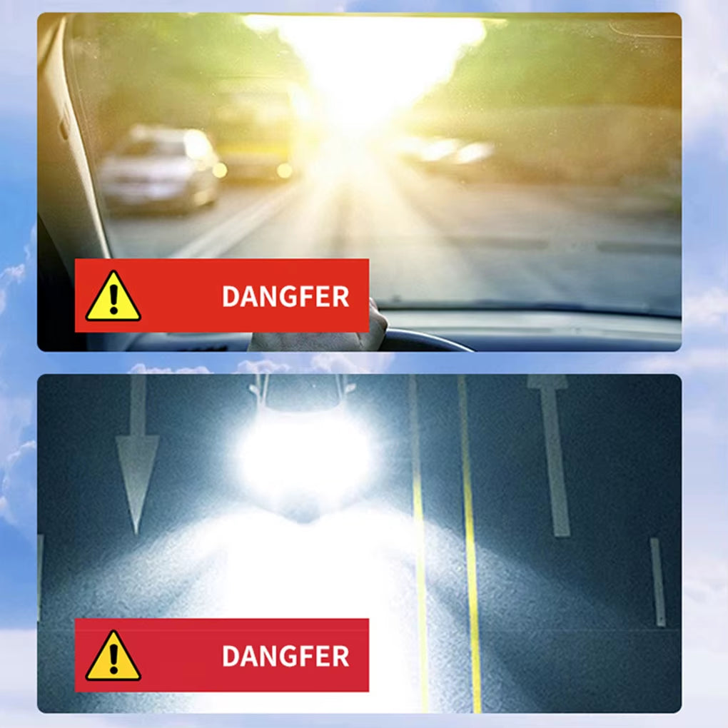 Universal HD Car Sun Visor Extensions Anti-Dazzle Anti-Uv Polarized Sunshade Plate Clear Vision 2In1 Day Night Sun Visor Mirror