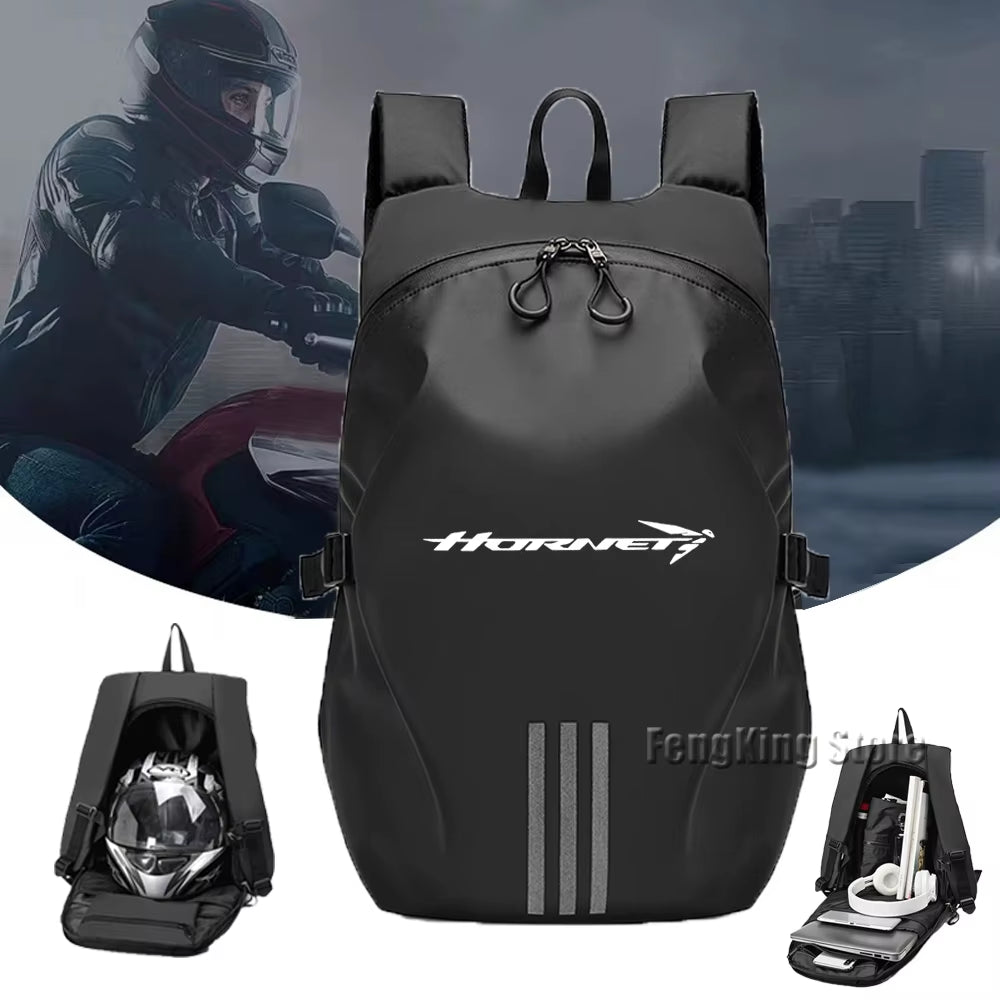 For Honda Hornet CB750 750 Knight Backpack Motorcycle Helmet Bag Travel Equipment Waterproof Large Capacity