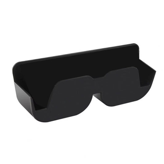 Car Glasses Case Sunglasses Storage Case Holder Self-Adhesive with Felt Padding Dashboard Glasses Storage Box Car Accessories