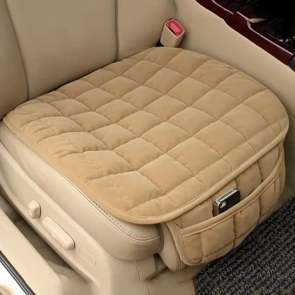 Car Seat Cover Winter Warm Seat Cushion anti Slip Universal Front Chair Seat Breathable Pad for Vehicle Auto Car Seat Protector
