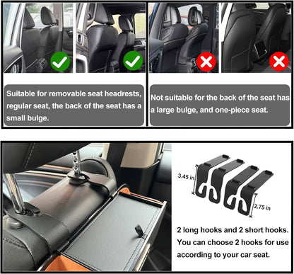 Car Storage Bag, Large Capacity Car Backseat Organizer,Ease of Use,Universal Car Organizer Back Seat,Car Storage Box,Compatible with Most Vehicles,Car Accessories (Beige), 91256