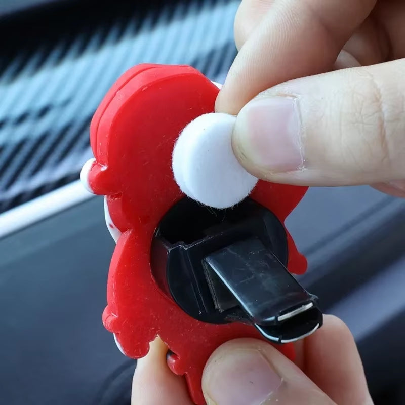 Car Air Freshener Clip Christmas Tree Santa Styling Air Perfume Clip Air Vent Santa Decoration Christmas Decal Car Perfume Clamp