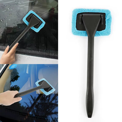 Auto Car Window Cleaner Brush Kit Windshield Cleaning Wash Tool inside Interior Glass Wiper with Long Handle Car Accessories