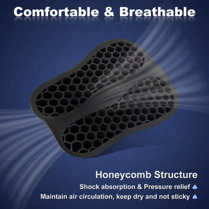 3D Motorcycle Seat Gel Cushion Comfortable Motorcycle Saddle Cushion Breathable Honeyomb Structure Moto Seat Cushion Accessories