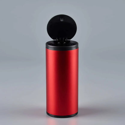Car Trash Bin Can Mini Auto Dust Organizer Car Interior Rubbish Bag Garbage Container Storage Box Bucket Auto Accessories
