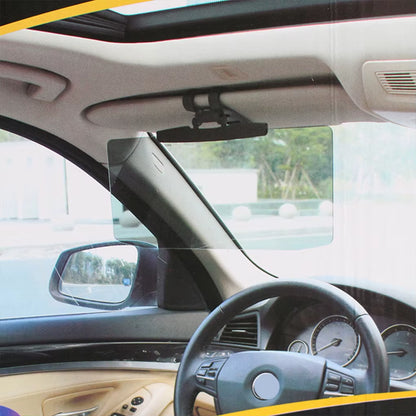 Universal HD Car Sun Visor Extensions Anti-Dazzle Anti-Uv Polarized Sunshade Plate Clear Vision 2In1 Day Night Sun Visor Mirror