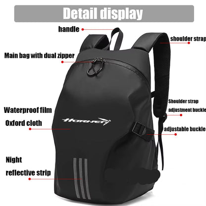 For Honda Hornet CB750 750 Knight Backpack Motorcycle Helmet Bag Travel Equipment Waterproof Large Capacity
