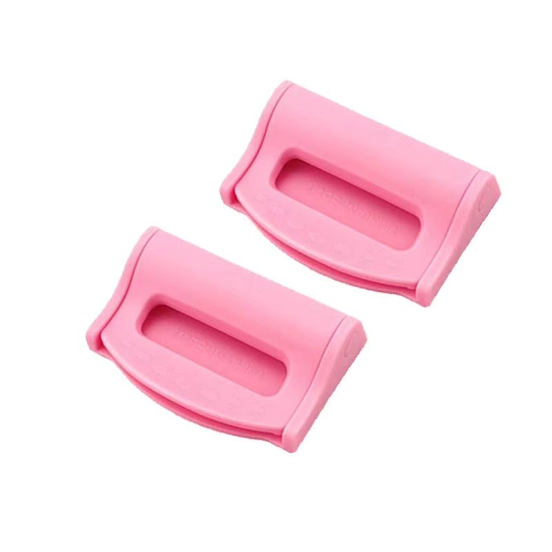 2PCS Plastic Strong Adjustable Car Safety Belt Clips Slip-Resistant Seat Belt Buckle Simple Clamp Fixing Clip Car Styling