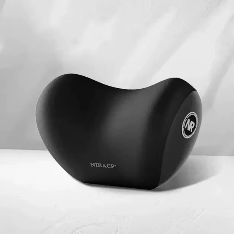 Car Back Cushion Lumbar Support and Neck Pillow Kit, Memory Foam Ergonomic Cushion for Lower Back Support Cervical Headrest