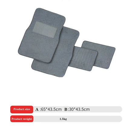 For Cars Fully Surrounded Protective Mat SUV GM Flame Retardant PVC Polyester Anti-Slip Mat Universal Car Floor Mats Accessories