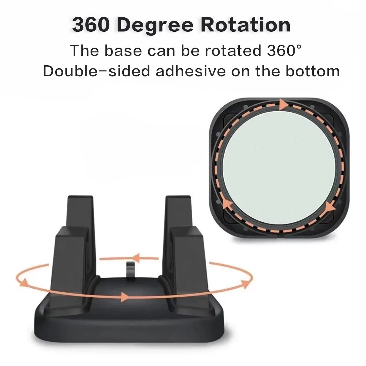 360 Degree Rotating Car Cell Phone Holder Dashboard Adhesive Universal Holder for Cell Phones Car Accessories Mounting Bracket