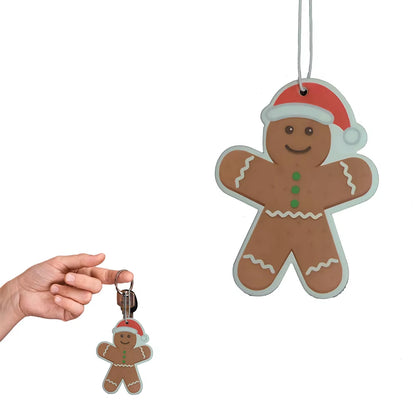 1-3 Pieces Christmas Cute Gingerbread Villain Festive Car Air Freshener Car Scented Interior Car Home Furniture Air Freshener