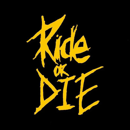 1Pc/Set Bike Frame Stickers Ride or Die Top Tube Decals for MTB Bicycle Decorative Frame Bike Auto Motorcycle Accessories
