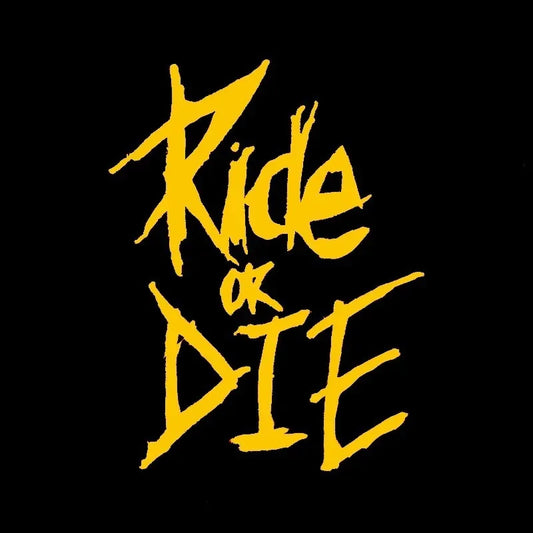 1Pc/Set Bike Frame Stickers Ride or Die Top Tube Decals for MTB Bicycle Decorative Frame Bike Auto Motorcycle Accessories
