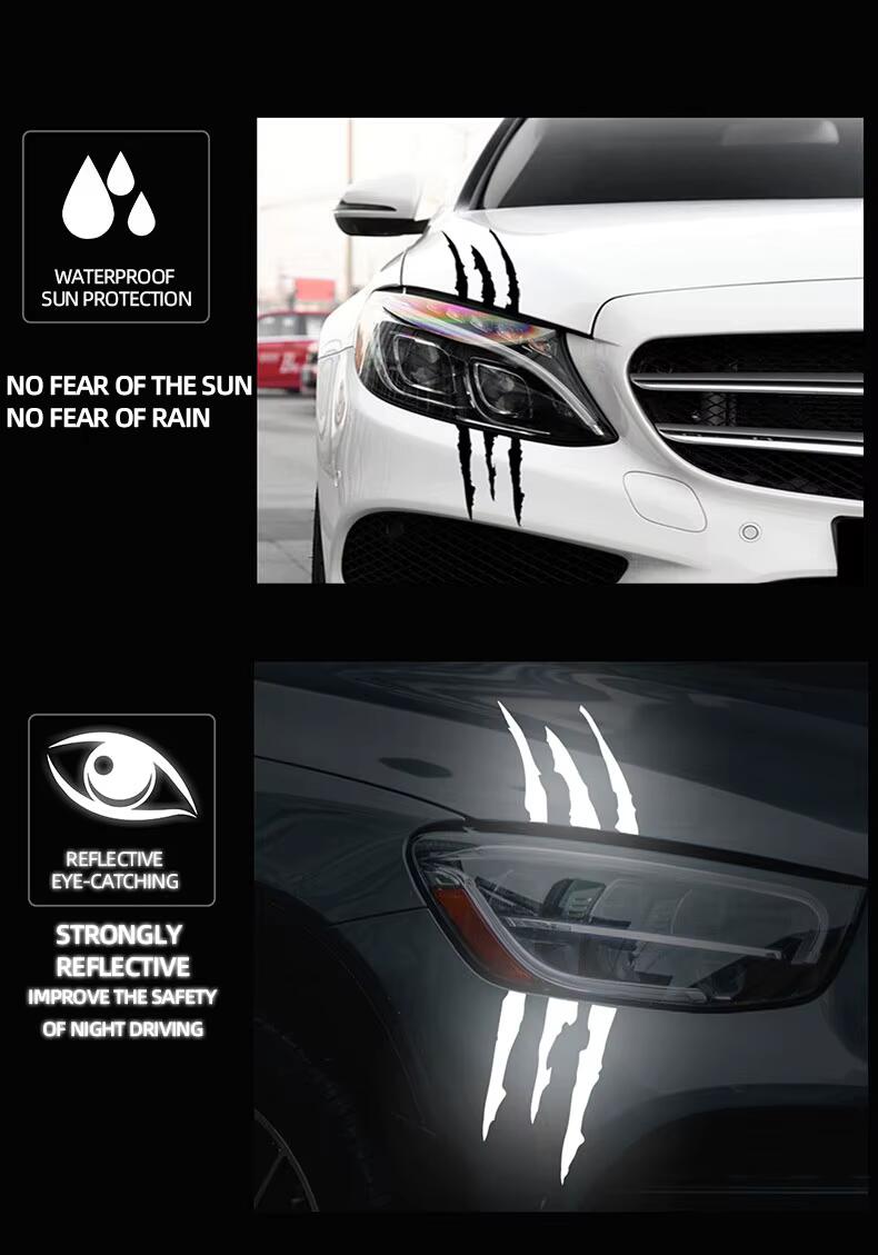 Monster Claw Car & Motorcycle Sticker