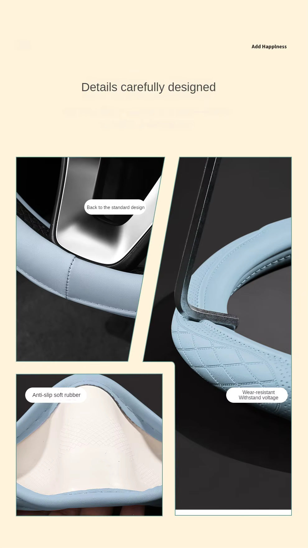 Car Steering Wheel Cover