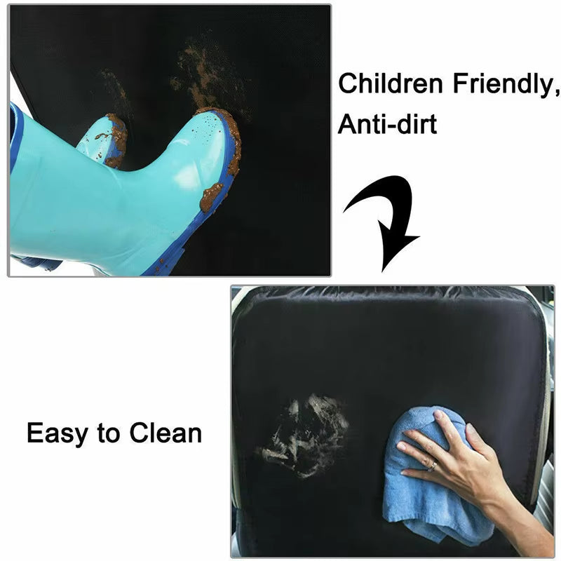 Car Seat Back Cover Protector Kick Clean Mat Pad anti Stepped Dirty for Baby New Leather Kick Mat