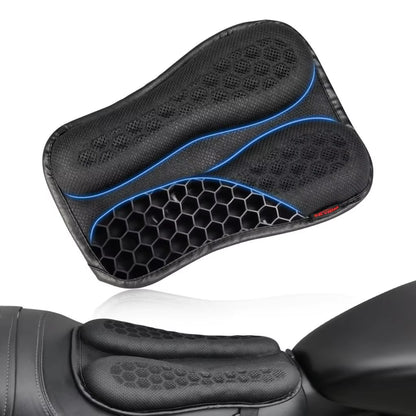 3D Motorcycle Seat Gel Cushion Comfortable Motorcycle Saddle Cushion Breathable Honeyomb Structure Moto Seat Cushion Accessories