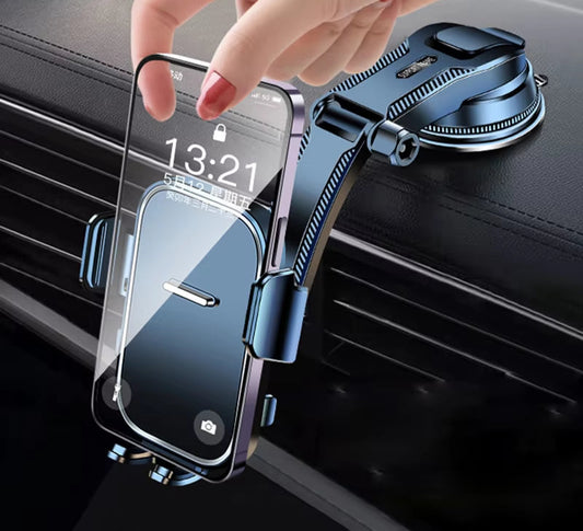 Car Dashboard Phone Bracket Universal Auto Cellphone Stand for GPS Navigation Universal Desk Windshield Hanging Holder