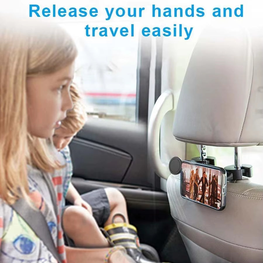 NEW Magnetic Car Phone Holder Hook Back Seat Headrest Universal Soporte Ipad for Iphone Holder Stand Magnet Mount Car Accessorie