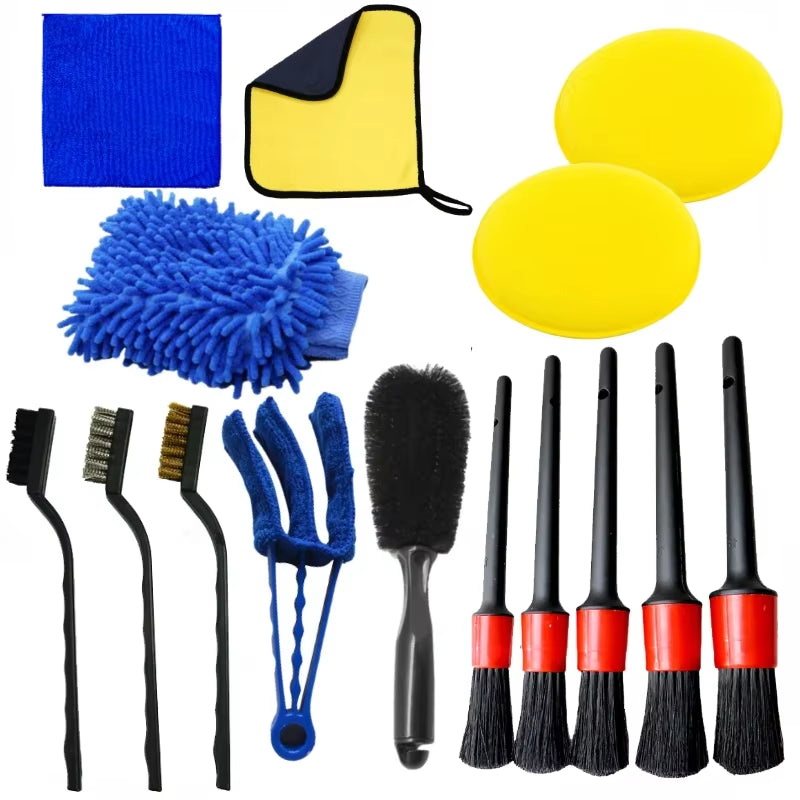 Car Detailing Brush Set Auto Air Vent Cleaning Kit for Gaps and Outlet Maintenance