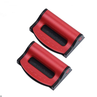 2PCS Plastic Strong Adjustable Car Safety Belt Clips Slip-Resistant Seat Belt Buckle Simple Clamp Fixing Clip Car Styling