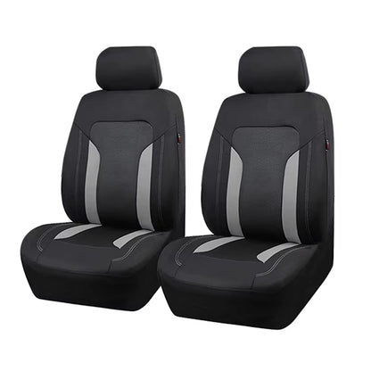Universal Gray Mesh Seat Covers for Car with 3 Zipper Rear Seat Split Airbag Compatible Fit for Most Car SUV Truck VAN