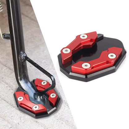 Motorcycle Bikes Kickstand Extender Foot Side Stand Extension Foot Pad Support Plate Motorcycle Accessories