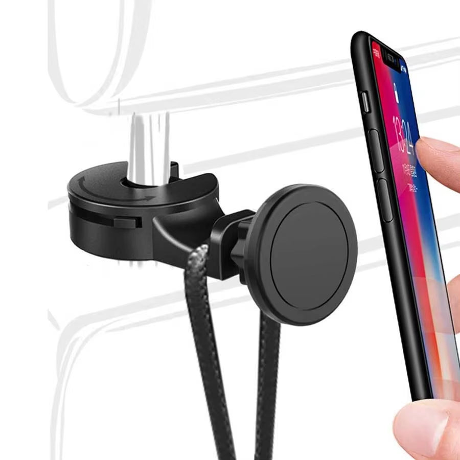 NEW Magnetic Car Phone Holder Hook Back Seat Headrest Universal Soporte Ipad for Iphone Holder Stand Magnet Mount Car Accessorie