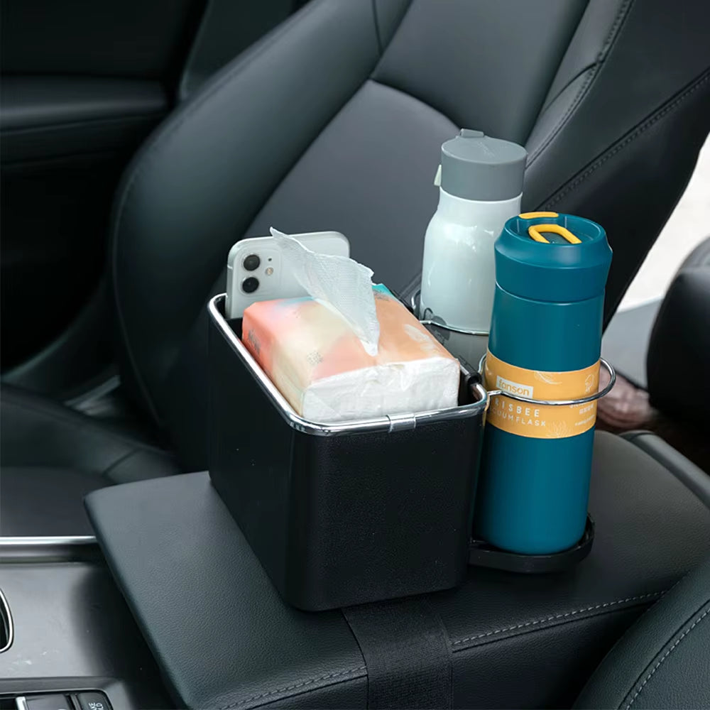 Multi-Function Car Storage Box Armrest Organizers Car Interior Stowing Tidying Accessories for Phone Tissue Cup Drink Holder